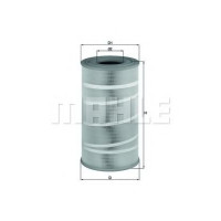 Повітряний фільтр KNECHT LX 2091D
