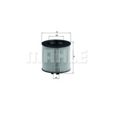 Масляний фільтр KNECHT OX 163/4D