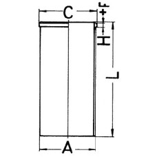Гільза циліндра KS 89326190