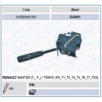 Вимикач на колонці кермового керування MAGNETI MARELLI 510033451501