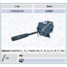 Вимикач на колонці кермового керування MAGNETI MARELLI 510033451501