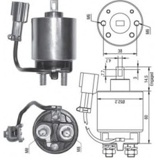 Тягове реле, стартер MAGNETI MARELLI 940113050373