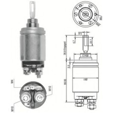 Тягове реле, стартер MAGNETI MARELLI 940113050389