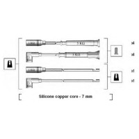 Комплект дротів запалювання MAGNETI MARELLI 941095720610