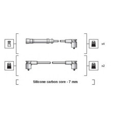 Комплект дротів запалювання MAGNETI MARELLI 941318111129
