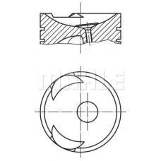 Поршень MAHLE 030 40 02