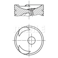 Поршень MAHLE 030 87 02
