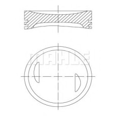 Поршень MAHLE 439 01 00