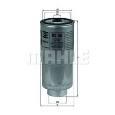 Паливний фільтр MAHLE KC 24