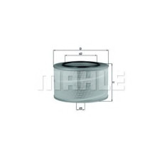 Повітряний фільтр MAHLE LX 273