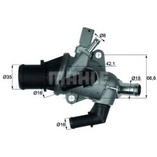 Термостат, охолоджуюча рідина MAHLE TI 144 88
