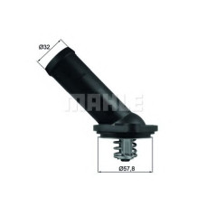 Термостат, охолоджуюча рідина MAHLE TX 100 89D