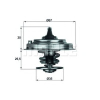Термостат, охолоджуюча рідина MAHLE TX 15 87D