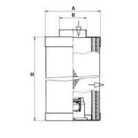 Повітряний фільтр MANN FILTER C 25 003