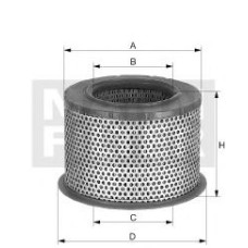 Фільтр, повітря у внутрішньому просторі MANN FILTER CU 1629