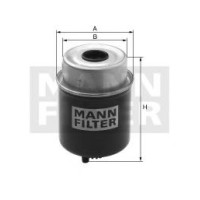Паливний фільтр MANN FILTER WK 66
