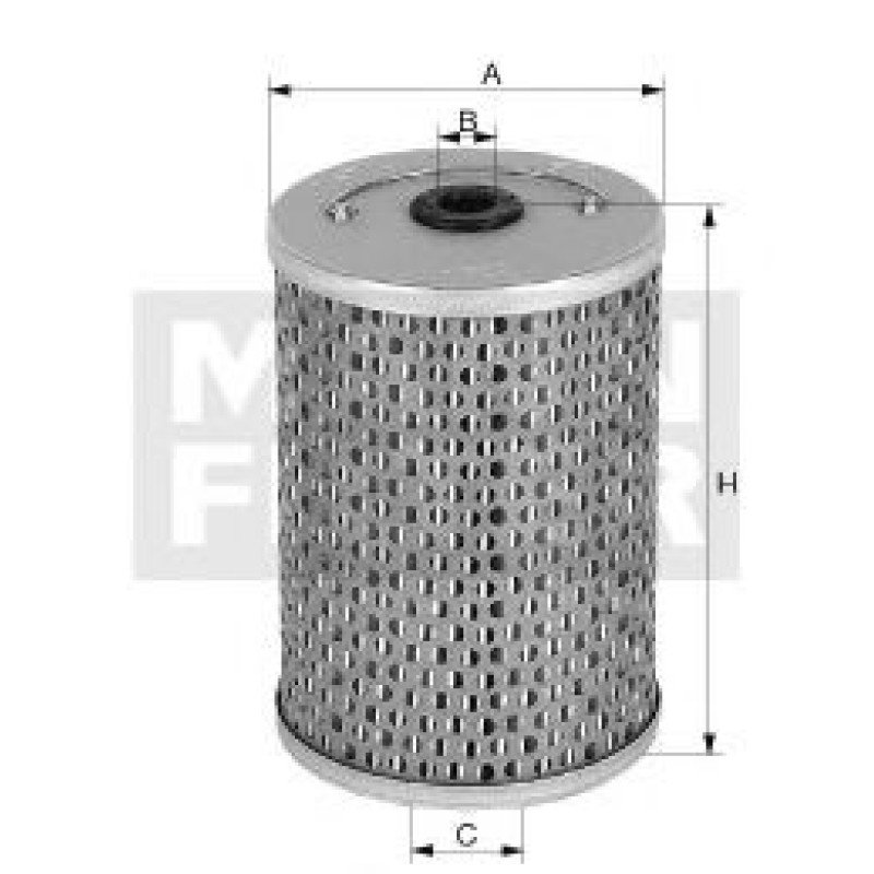 Паливний фільтр MANN FILTER WK 830