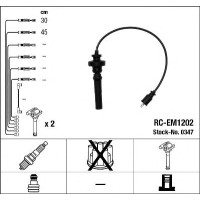 Комплект дротів запалювання NGK 0347