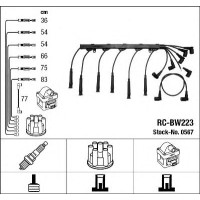 Комплект дротів запалювання NGK 0567