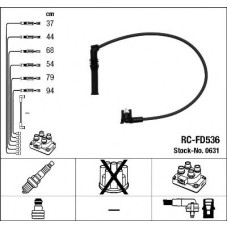 Комплект дротів запалювання NGK 0631