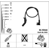 Комплект дротів запалювання NGK 0639
