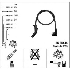 Комплект дротів запалювання NGK 0639