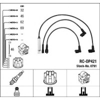 Комплект дротів запалювання NGK 0791