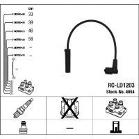 Комплект дротів запалювання NGK 4054