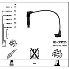 Комплект дротів запалювання NGK 4059