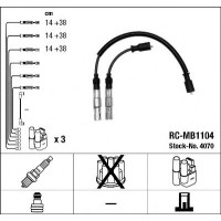 Комплект дротів запалювання NGK 4070