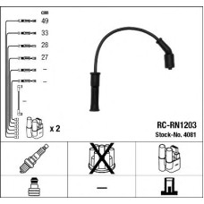 Комплект дротів запалювання NGK 4081