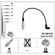 Комплект дротів запалювання NGK 44227