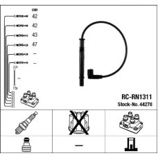 Комплект дротів запалювання NGK 44278