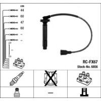 Комплект дротів запалювання NGK 6856
