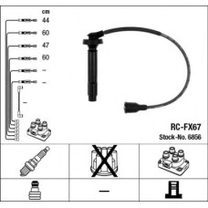 Комплект дротів запалювання NGK 6856