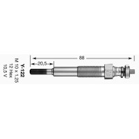 Свічка розжарювання NGK 6925