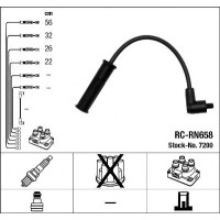 Комплект дротів запалювання NGK 7200