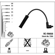 Комплект дротів запалювання NGK 7200