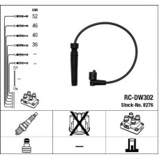 Комплект дротів запалювання NGK 8276