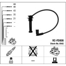 Комплект дротів запалювання NGK 8542