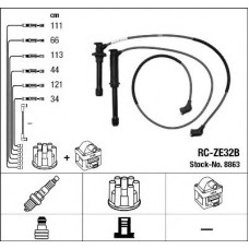 Комплект дротів запалювання NGK 8863
