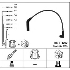 Комплект дротів запалювання NGK 9059
