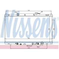 Радіатор, охолодження двигуна NISSENS 62572