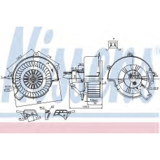Вентилятор салону NISSENS 87105