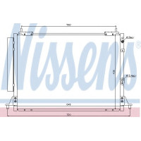 Конденсатор, кондиціонер NISSENS 940160