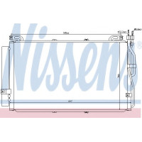 Конденсатор, кондиціонер NISSENS 94626