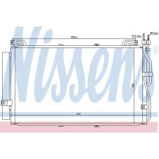 Конденсатор, кондиціонер NISSENS 94626