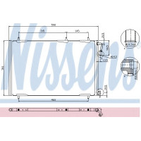 Конденсатор, кондиціонер NISSENS 94831