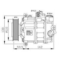 Компресор, кондиціонер NRF 32240