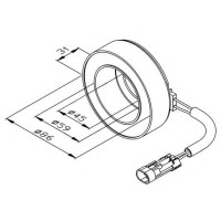 Вентилятор, охолодження двигуна NRF 47368